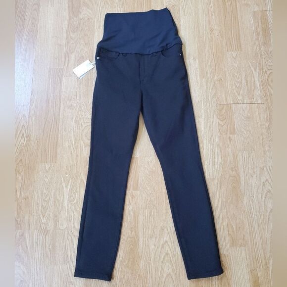 Good American Maternity Good Legs Cropped Jeans sz 25x27=0 - Picture 2 of 11